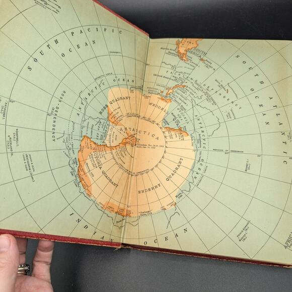The Literary Digest 1931 Atlas of the World and Gazetteer Book Rand McNally Maps - Picture 14 of 15